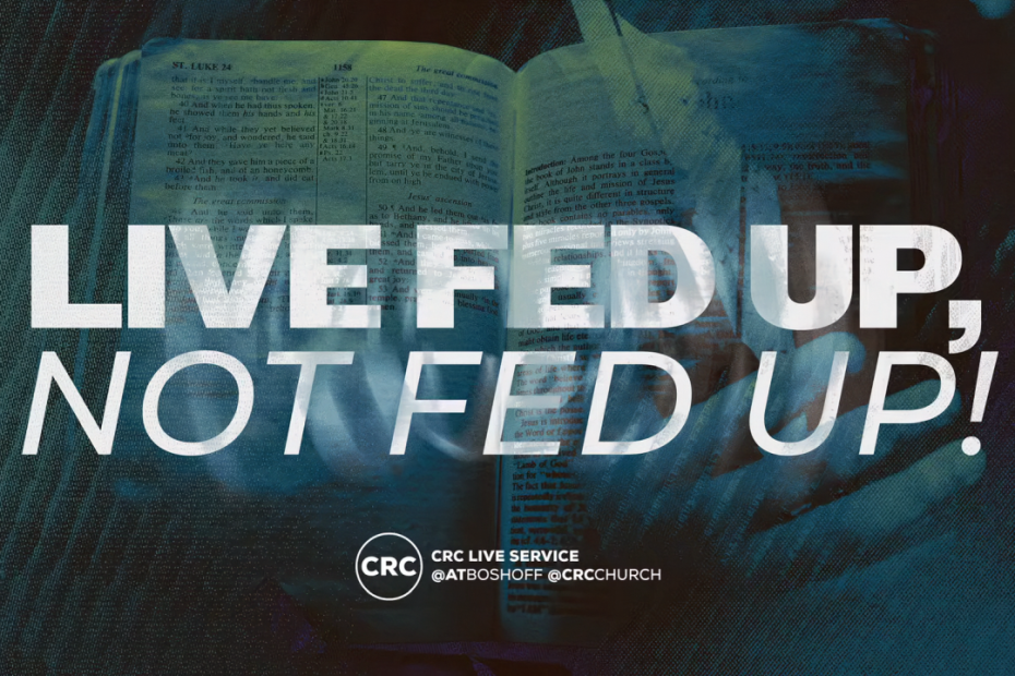 Live Fed Up, Not Fed Up!